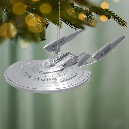 Hallmark 2026 Christmas Ornament Star Trek: Picard U.S.S. Enterprise NCC-1701-G Metal