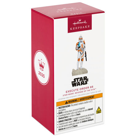 Hallmark Keepsake Christmas Ornament 2025 Star Wars: Revenge of the Sith™ Execute Order 66 With Light and Sound