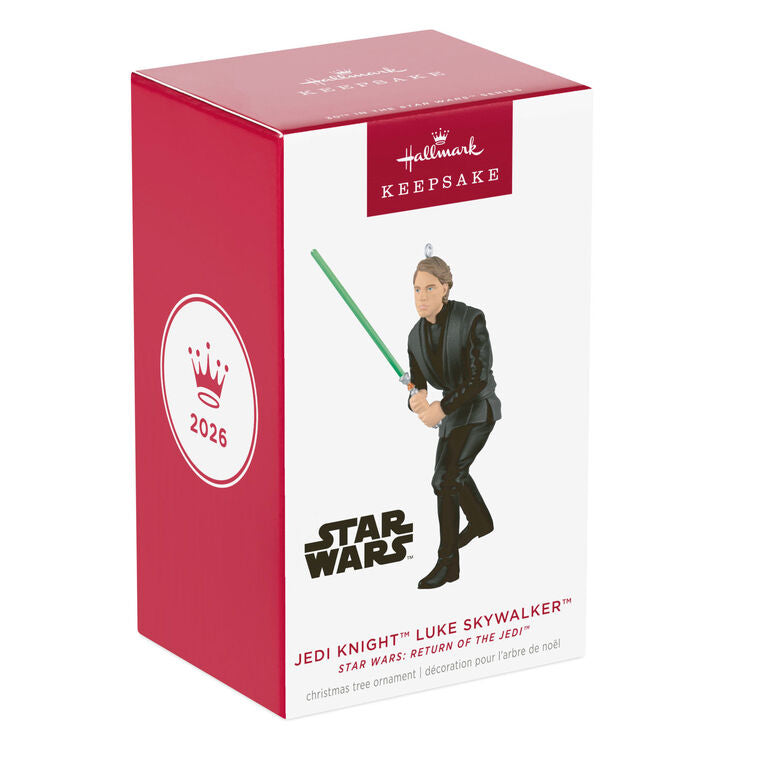 Hallmark 2026 Christmas Star Wars: Return of the Jedi Jedi Knight Luke Skywalker Ornament