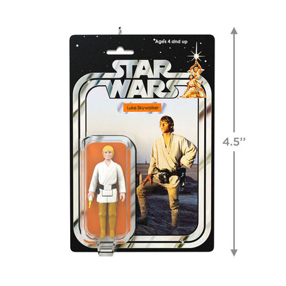 Hallmark Keepsake Christmas Ornament 2025, Star Wars Luke Skywalker Vintage Figure, Gifts for Star Wars Fans - BCGiftMall