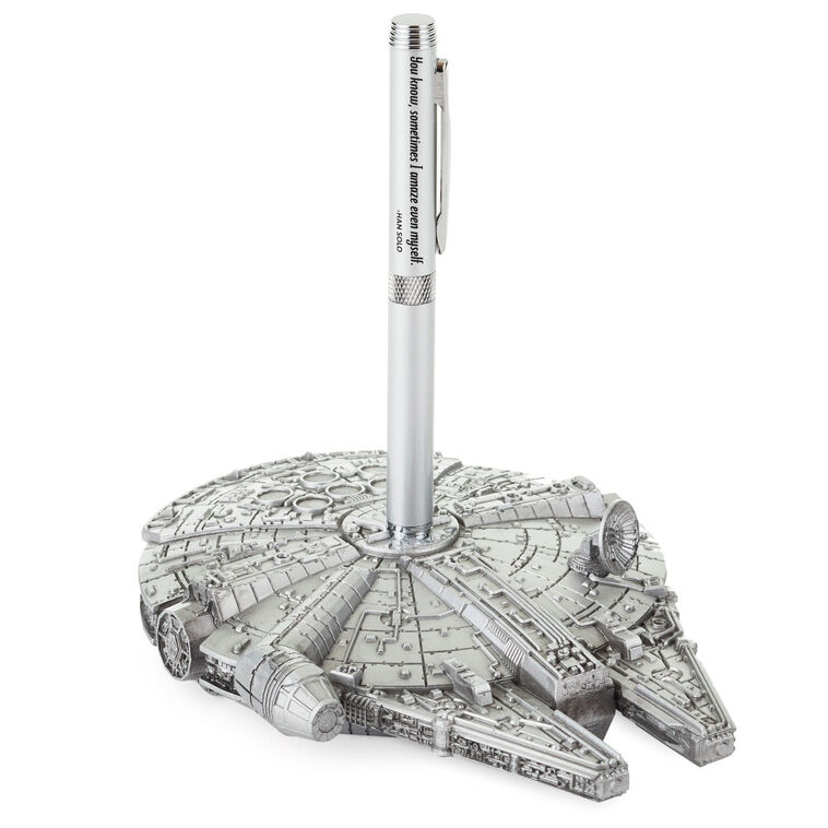 Star Wars™ Millennium Falcon™ Desk Accessory With Pen by Hallmark