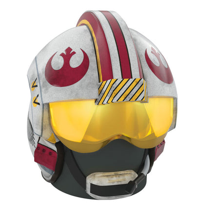 2026 Hallmark Christmas Ornament Mini Star Wars Red Five Rebel Pilot ShowToppers Musical Tree Topper With Light, 3"
