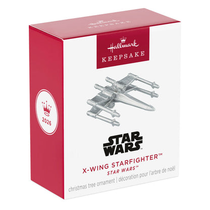 2026 Hallmark Christmas Ornament Mini Star Wars X-Wing Starfighter