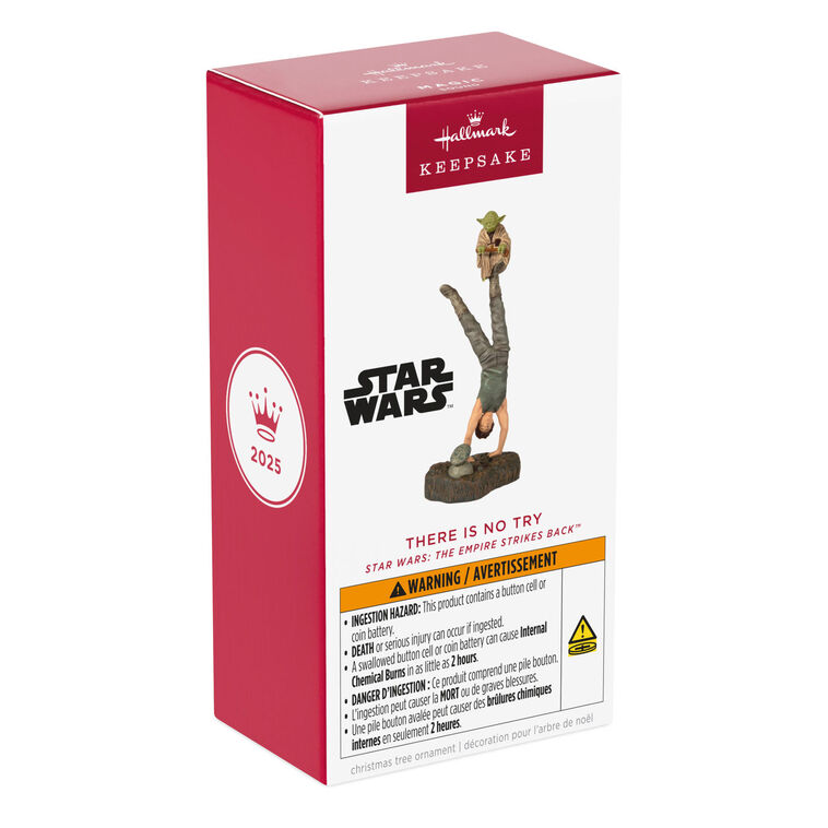 Hallmark 2025 Star Wars: The Empire Strikes Back™ There Is No Try Ornament With Sound - BCGiftMall