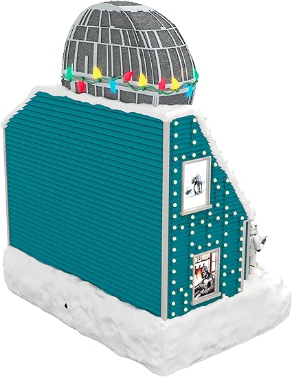Hallmark Keepsake Christmas Tabletop Decoration, Star Wars The Merriest House in The Galaxy Musical with Light, Gifts for Star Wars Fans