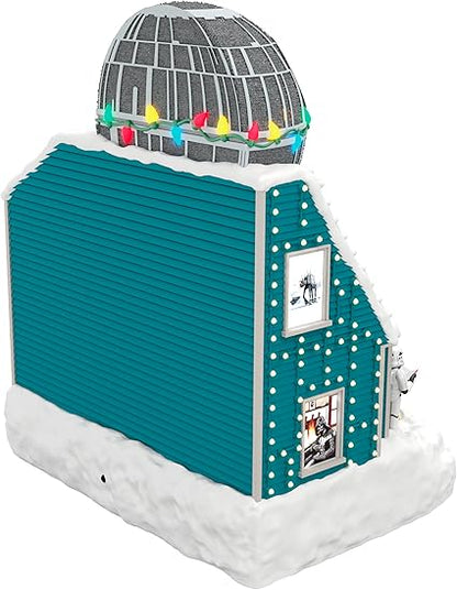 Hallmark Keepsake Christmas Tabletop Decoration, Star Wars The Merriest House in The Galaxy Musical with Light, Gifts for Star Wars Fans