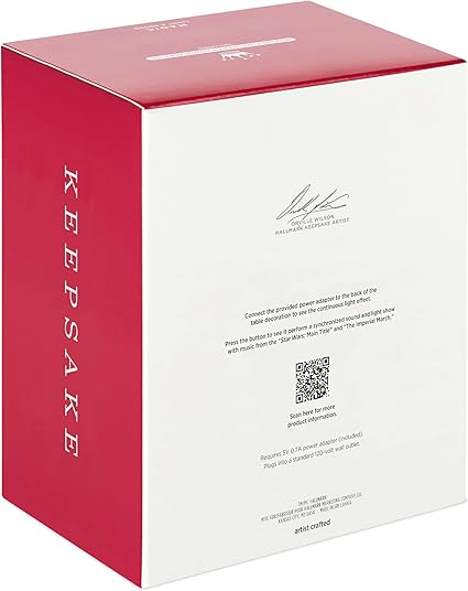 Hallmark Keepsake Christmas Tabletop Decoration, Star Wars The Merriest House in The Galaxy Musical with Light, Gifts for Star Wars Fans