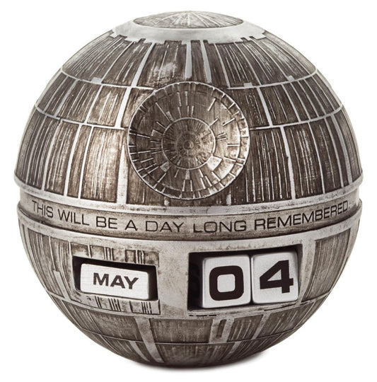 Hallmark Star Wars Death Star Perpetual Calendar, for Star Wars collectors