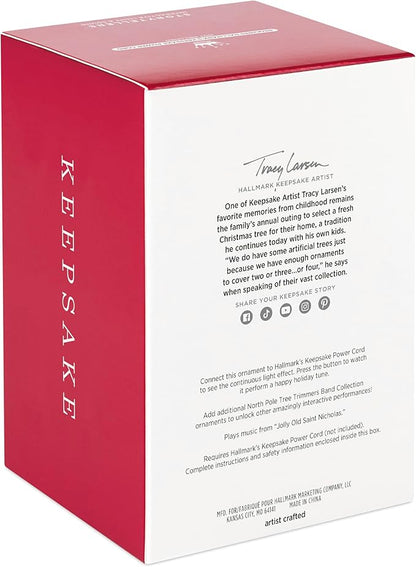 Hallmark Keepsake Christmas Ornament 2024, North Pole Tree Trimmers Band Collection Stuey On Sax Musical with Light, Music Gifts