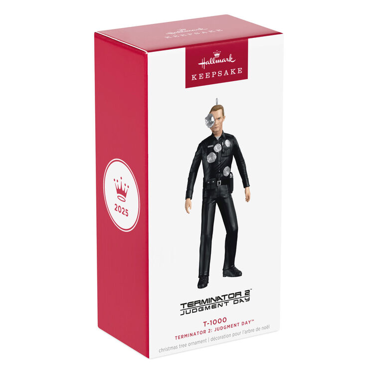 Hallmark Keepsake Christmas Ornament 2025, Terminator 2: Judgment Day T-1000 Advanced Prototype, Movie Gifts - BCGiftMall