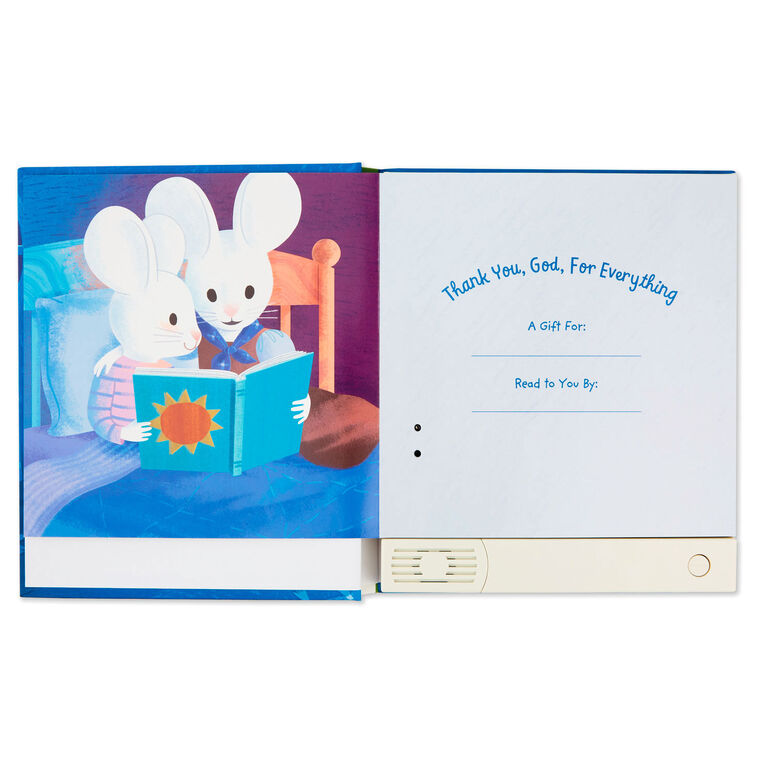 Hallmark Thank You, God, for Everything: A Bedtime Prayer Recordable Storybook