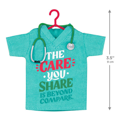 Hallmark 2026 Christmas Ornament The Care You Share Fabric