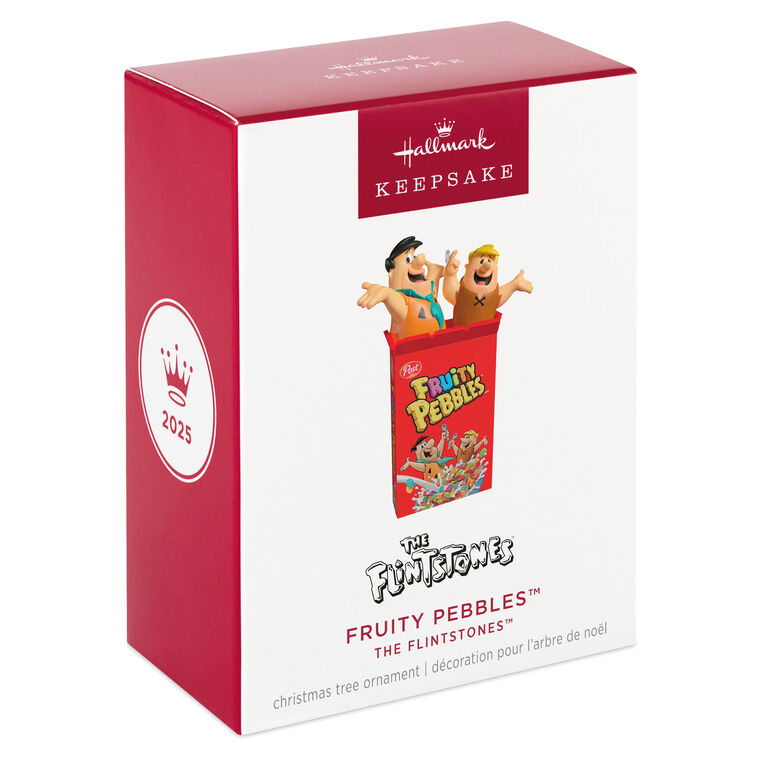 Hallmark Keepsake Christmas Ornament 2025, The Flintstones Fruity Pebbles, Cartoon Gifts