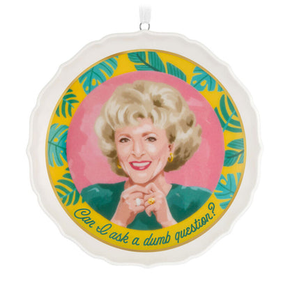 Hallmark 2026 Christmas The Golden Girls Can I Ask a Dumb Question? Porcelain Ornament