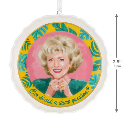 Hallmark 2026 Christmas The Golden Girls Can I Ask a Dumb Question? Porcelain Ornament