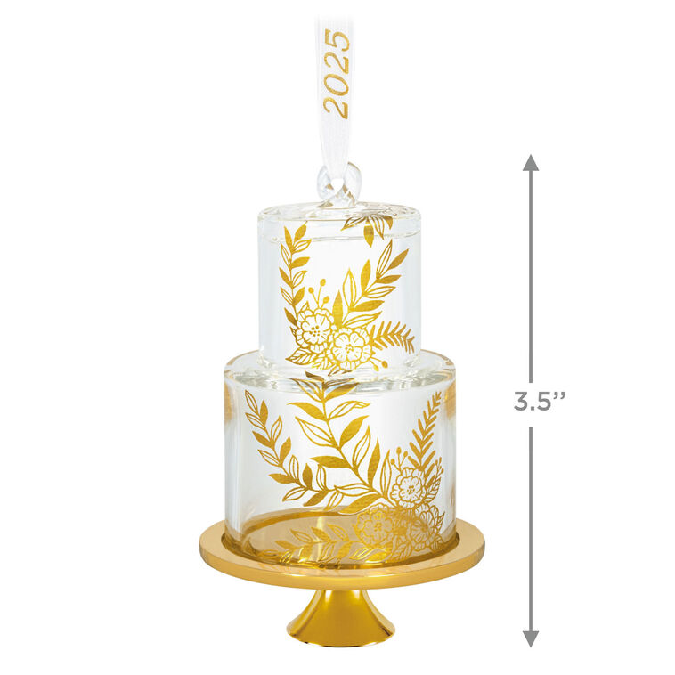 Hallmark Keepsake Christmas Ornament 2025, Our Sweet Beginning 2025, Glass, Wedding Gifts - BCGiftMall