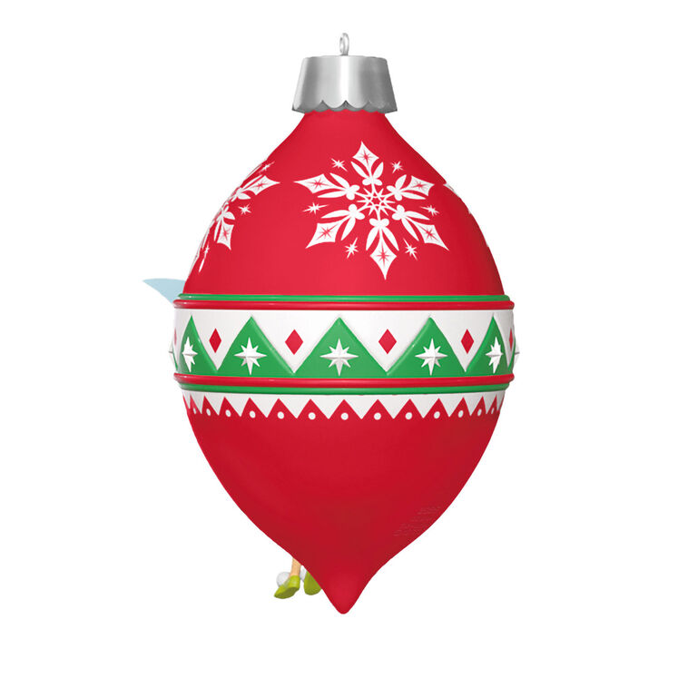 Hallmark Keepsake Christmas Ornament 2025, Disney Tinker Bell Trimming The Tree with Tink with Light, Gifts for Disney Fans - BCGiftMall