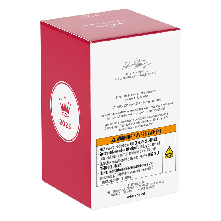 Hallmark Keepsake Christmas Ornament 2025, Disney Tinker Bell Trimming The Tree with Tink with Light, Gifts for Disney Fans - BCGiftMall