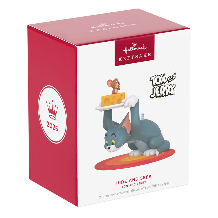 Hallmark 2026 Christmas Tom and Jerry Hide and Seek Ornament