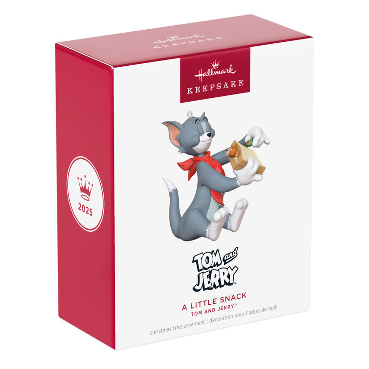 Hallmark Keepsake Christmas Ornament 2025, Tom and Jerry A Little Snack, Cartoon Gifts - BCGiftMall
