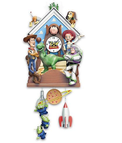 The Bradford Exchange Disney Pixar Toy Story Sculptural Cuckoo Clock
