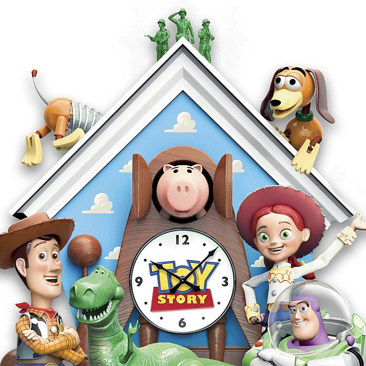 The Bradford Exchange Disney Pixar Toy Story Sculptural Cuckoo Clock