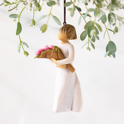 Willow Tree Bright Hope Ornament, Sculpted Hand-Painted Figure