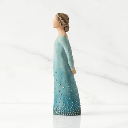 Willow Tree Radiance (Lighter Skin), Your Strength and Beauty Shine from Within, Gift of Support, Encouragement, Overcoming Adversity or Celebration, Sculpted Hand-Painted Figure