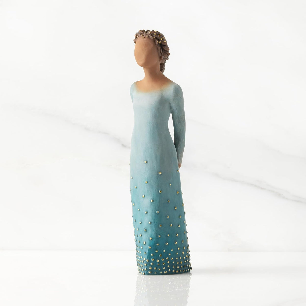Willow Tree Radiance (Darker Skin), Your Strength and Beauty Shine from Within, Gift of Support, Encouragement, Overcoming Adversity or Celebration, Sculpted Hand-Painted Figure