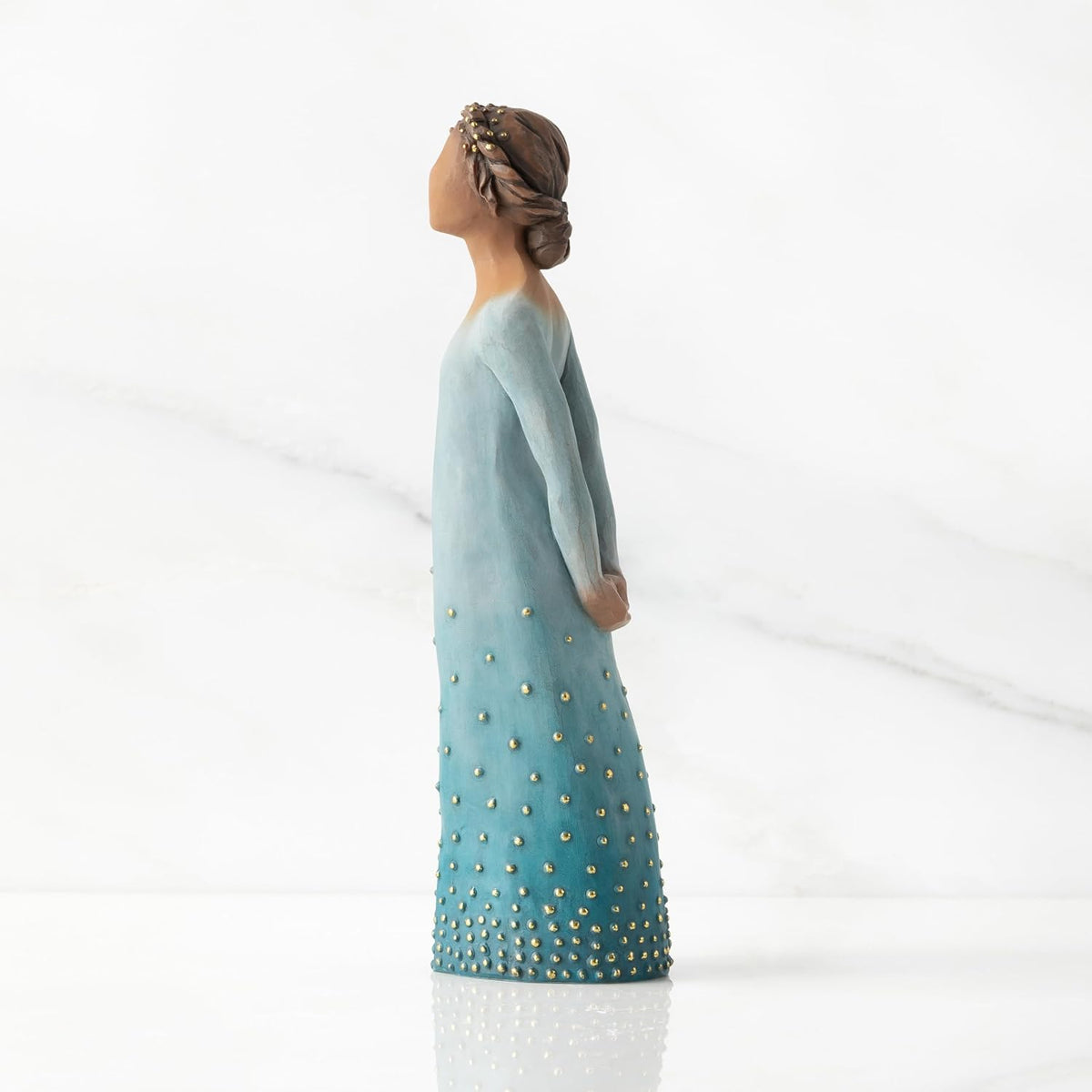 Willow Tree Radiance (Darker Skin), Your Strength and Beauty Shine from Within, Gift of Support, Encouragement, Overcoming Adversity or Celebration, Sculpted Hand-Painted Figure
