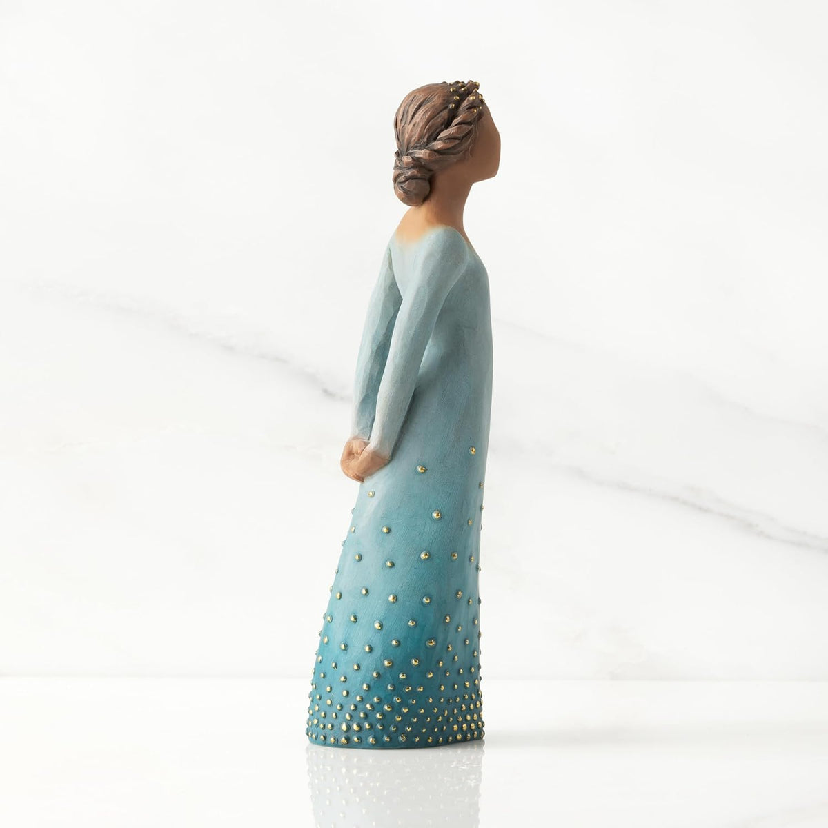 Willow Tree Radiance (Darker Skin), Your Strength and Beauty Shine from Within, Gift of Support, Encouragement, Overcoming Adversity or Celebration, Sculpted Hand-Painted Figure