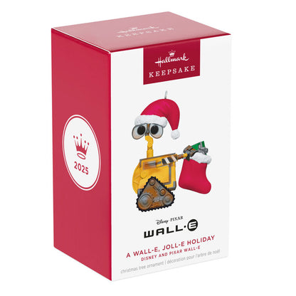 Hallmark Keepsake Christmas 2025 Disney/Pixar Wall-E A Wall-E, Joll-E Holiday Ornament