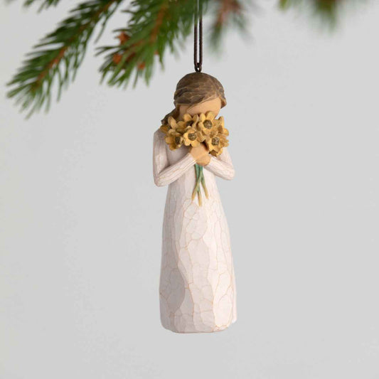 Willow Tree Warm Embrace Ornament, Sculpted Hand-Painted Figure