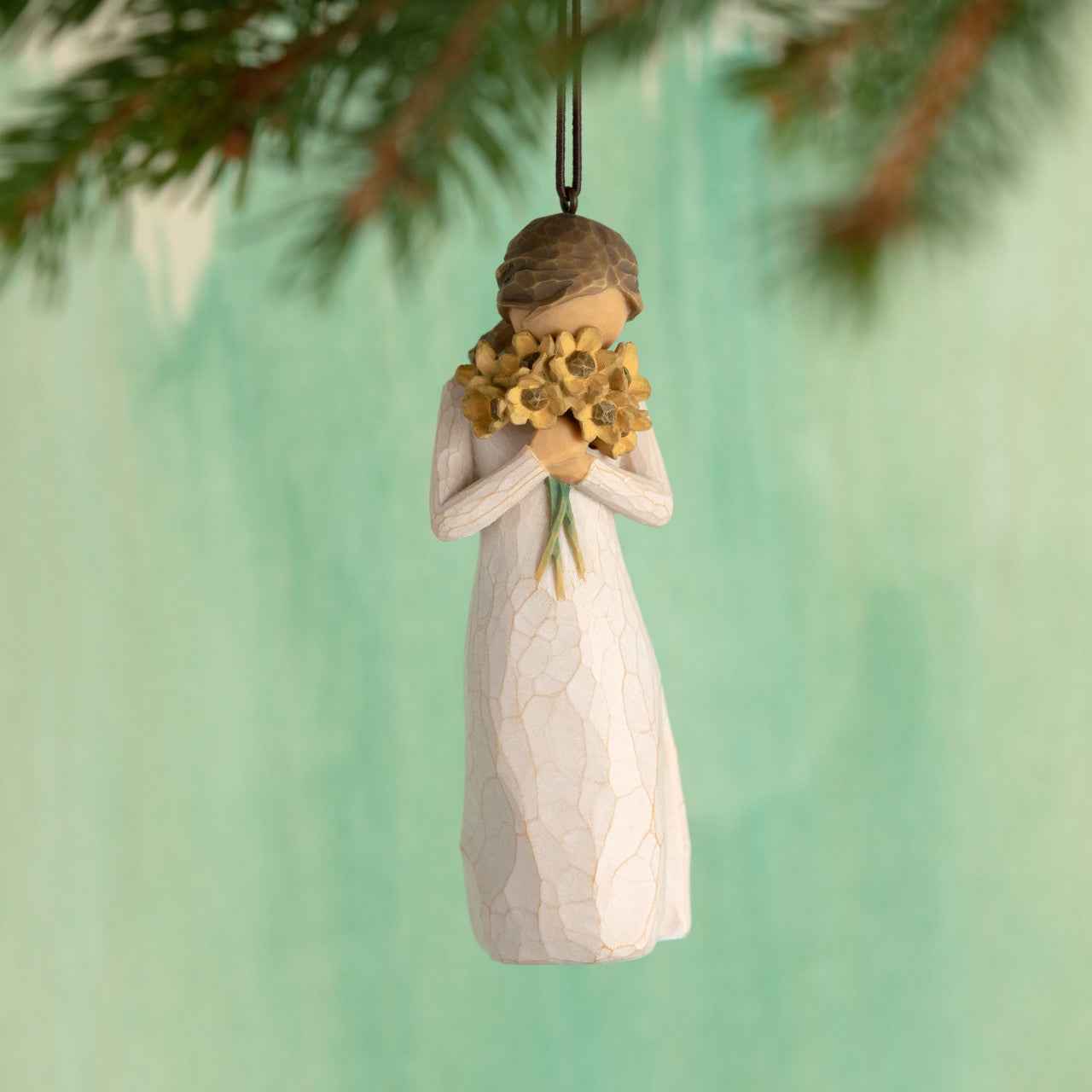Willow Tree Warm Embrace Ornament, Sculpted Hand-Painted Figure