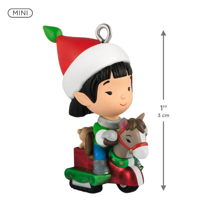 Hallmark 2026 Christmas Ornament Mini Welcome to Elfville Tilly Ornament, 1" Limited Edition
