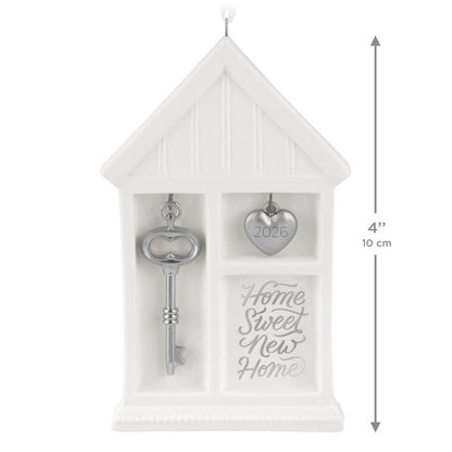 Hallmark Keepsake Christmas Ornament 2026, Home Sweet New Home 2026, Porcelain and Metal, Housewarming Gifts