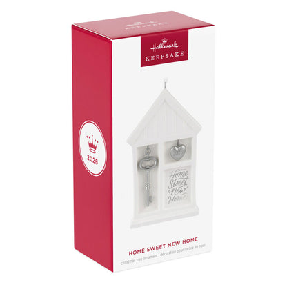 Hallmark Keepsake Christmas Ornament 2026, Home Sweet New Home 2026, Porcelain and Metal, Housewarming Gifts