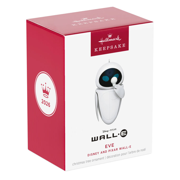 Hallmark 2026 Christmas Disney/Pixar Wall-E Eve Ornament
