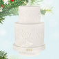 Hallmark Keepsake Christmas Ornament Wedding Cake 2026 Porcelain Ornament