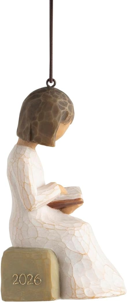 Willow Tree 2026 Ornament, Sculpted Hand-Painted Dated Figure