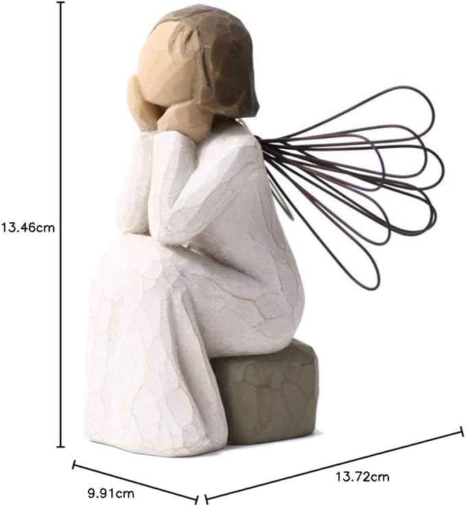 Willow Tree Angel of Caring, Sculpted Hand-Painted Figure