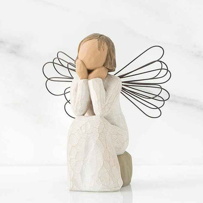 Willow Tree Angel of Caring, Sculpted Hand-Painted Figure