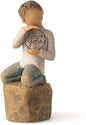 Willow Tree Love You Too (Lighter Skin), Sculpted Hand-Painted Figure - BCGiftMall