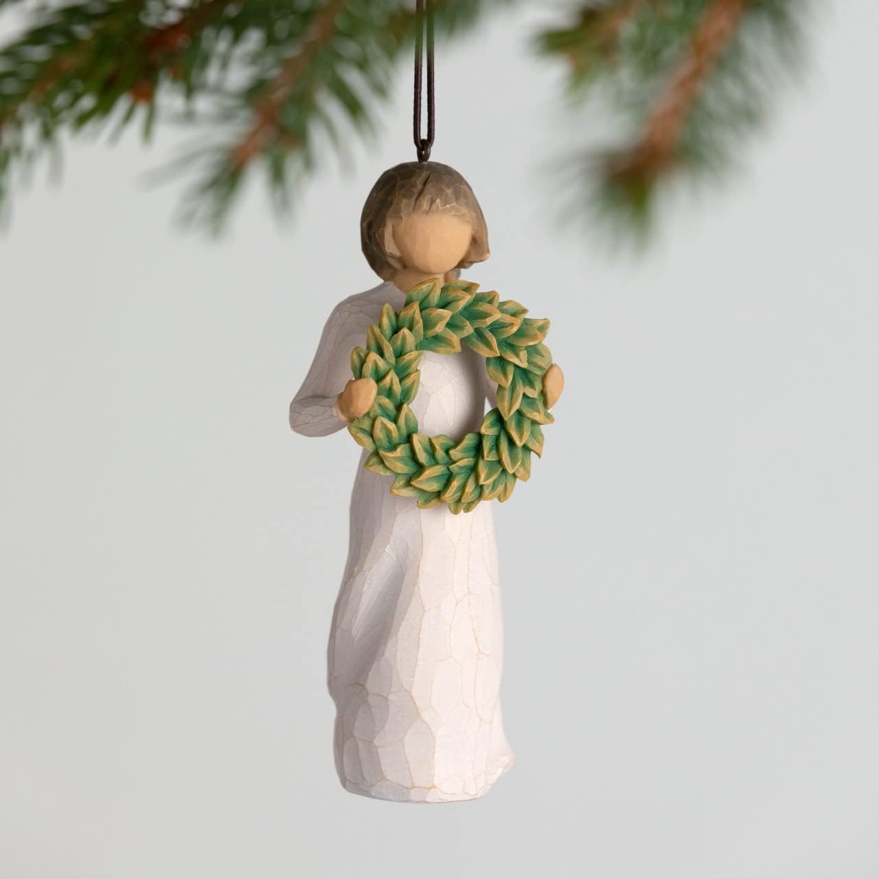 Willow Tree Magnolia Ornament, Sculpted Hand-Painted Figure - BCGiftMall