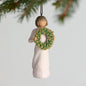 Willow Tree Magnolia Ornament, Sculpted Hand-Painted Figure - BCGiftMall