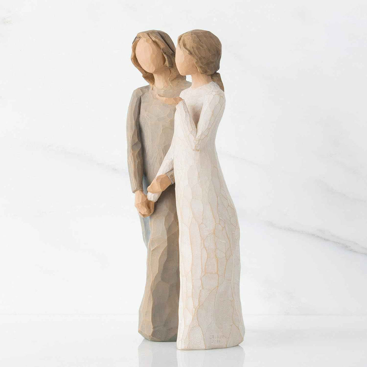 Willow Tree My Sister, My Friend, Walk with me. and Along The Way, We'll Share Everything, A Gift to Celebrate Supportive Friendships Among Women, Sisters, Co-Workers, Sculpted Hand-Painted Figure