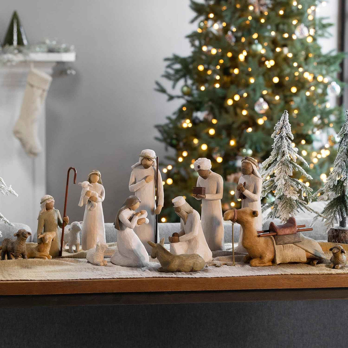 Willow Tree Nativity Starter Figures with The Three Wisemen Plus Camel ...