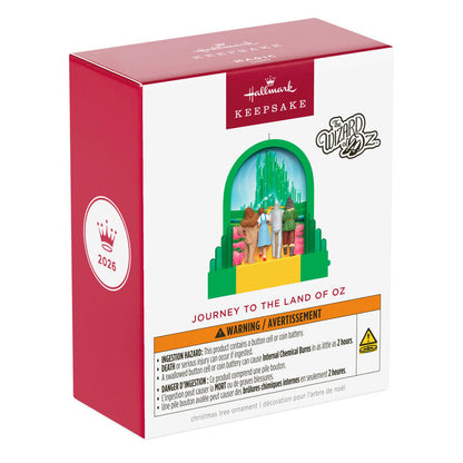2026 Hallmark Christmas Ornament The Wizard of Oz Journey to the Land of Oz Ornament With Light