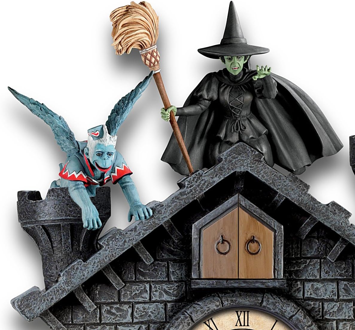 Bradford Exchange The Wizard of Oz All In Good Time, My Little Pretty Cuckoo Clock With Barking Toto