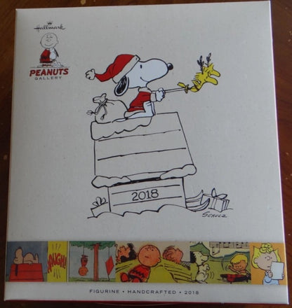 2018 Hallmark Peanuts Santa Snoopy Christmas Magic Always Delivers Figurine